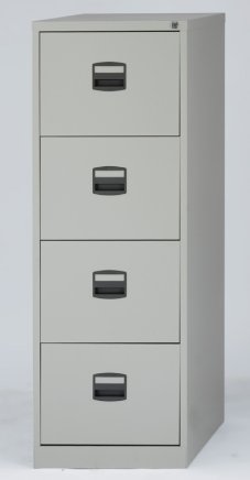 Bisley A4CC4H1A four-drawer filing cabinet - 1