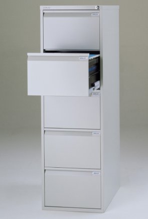 Five-drawer filing cabinet Bisley BS5E/A4+FLS - 6