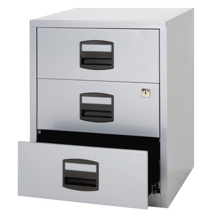 Metal filing cabinet Bisley PFAM3S - mobile - 1