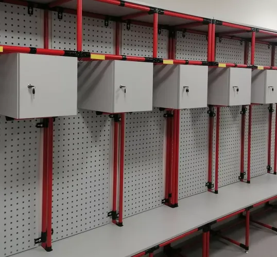 Furnishing of firemen's changing rooms
