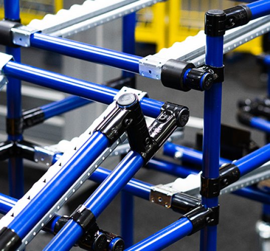 Conveyor for an auto parts company