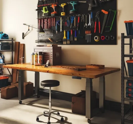 Installation guide for height-adjustable table base