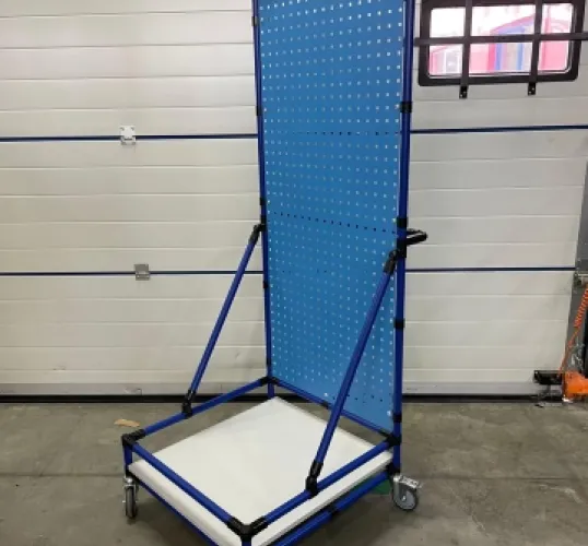 Cleaning trolley for 5S methodology