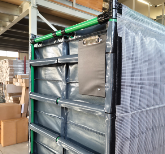 Logistics Cart with Textile Inserts