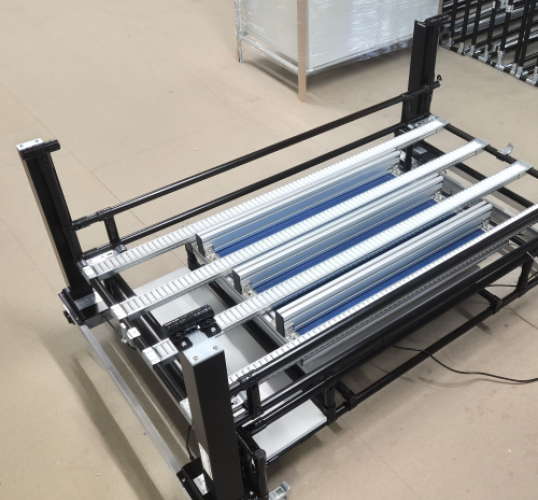 Height-Adjustable Cart with Integrated Scale