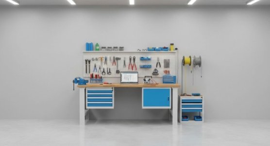 Accessories for Workbenches with Mobile Pedestal Cabinets