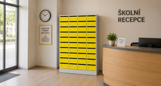 Mail sorting cabinets