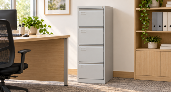 Four-drawer filing cabinets