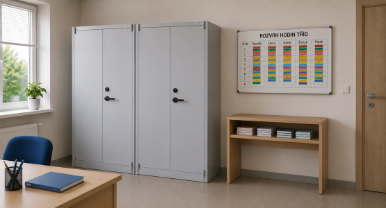 Cabinets with increased fire resistance