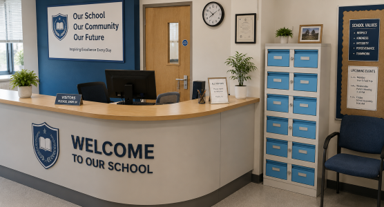 A6 postcard for school
