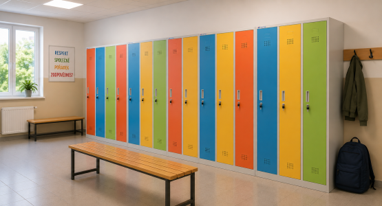 Wardrobes on the plinth