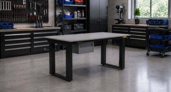 Height-adjustable tables