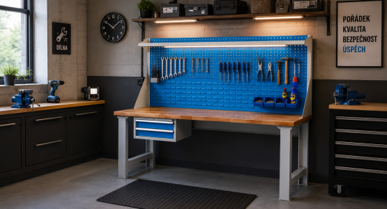 Workshop Benches with Superstructure