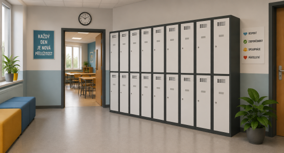 2x lockable compartment