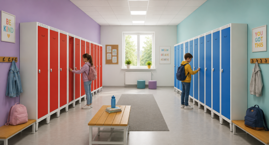 With double-wall doors