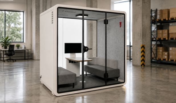 Acoustic boxes: Quiet work zone in a noisy environment