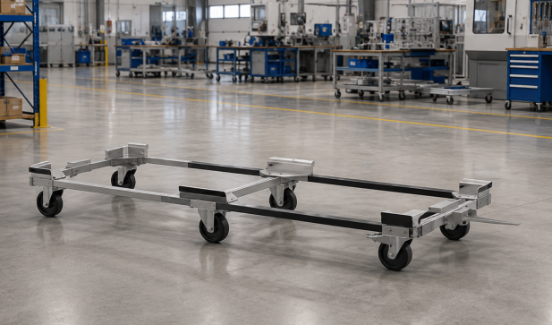 Handling chassis for transporting heavy items