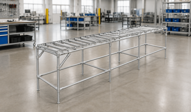 Roller conveyors for efficient material flow
