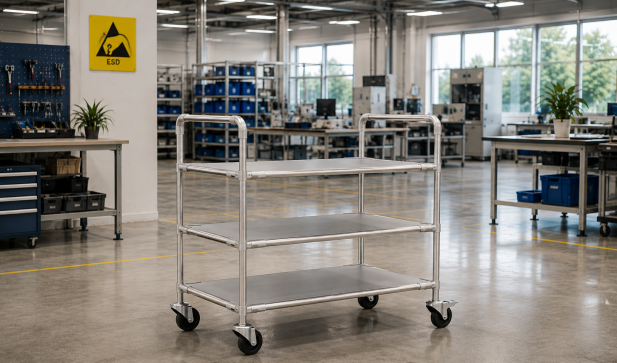 ESD shelf trolley