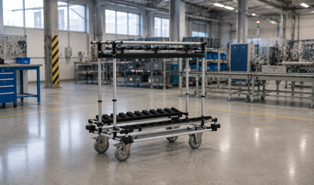 The mobile gun stand