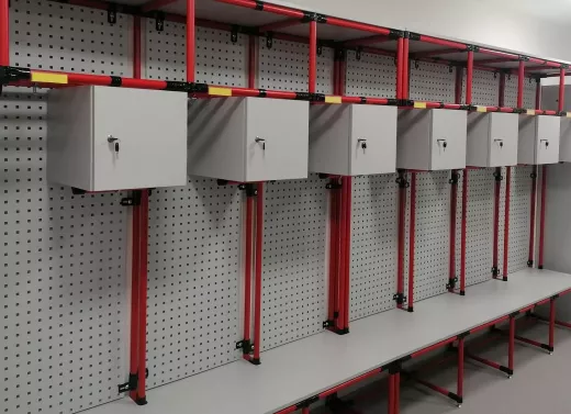 Furnishing of firemen's changing rooms