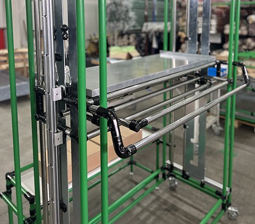 Lift from the pipe system