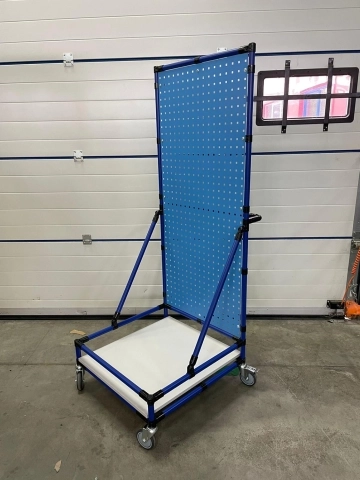 Cleaning trolley for 5S methodology