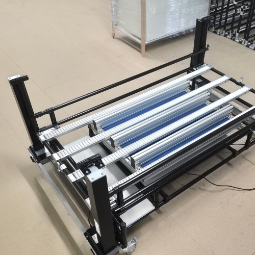 Height-Adjustable Cart with Integrated Scale