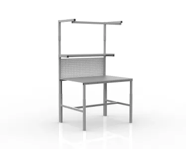 Height-adjustable ESD table