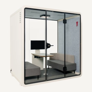 Acoustic boxes: Quiet work zone in a noisy environment