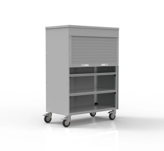 Practical Helper for Every Workplace: Trolley Cabinet with Roller Shutter