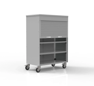 Practical Helper for Every Workplace: Trolley Cabinet with Roller Shutter