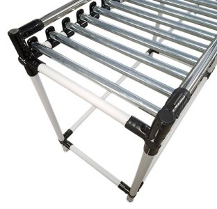 Roller conveyors for efficient material flow