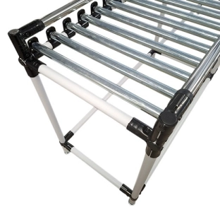 Roller conveyors for efficient material flow