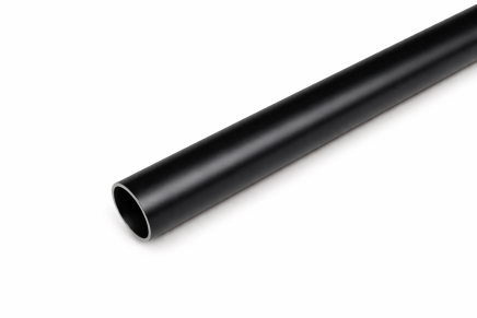 ESD steel pipe Logiform wall thickness 1 mm - Black