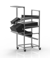 FIFO rack made of aluminum profiles 23061952