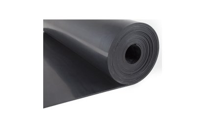 Rubber A9506 without fabric impression, 3 mm thick, width 1400 mm