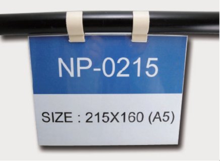 Hanging label pocket NP-0215