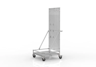 Cleaning cart for compliance with 5S