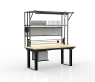 Electric height-adjustable packing table with a cutter 24102230