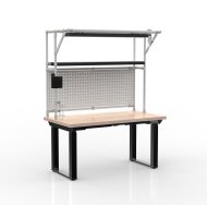 Electric height-adjustable workstation with an extension 24111933