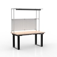 Electric height-adjustable packing table with an extension 24111936