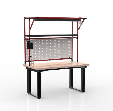 Electric height-adjustable workstation with an extension 24111933 - 2