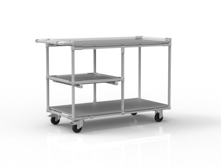 Workshop trolley made of pipe system made to measure 25010830