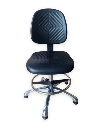 Antistatic ESD workshop chair with circle and glides E04H