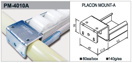 Úchyt válečkové tratě typ PM-4010A
