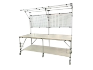 Work table on wheels with laminate top 23080393