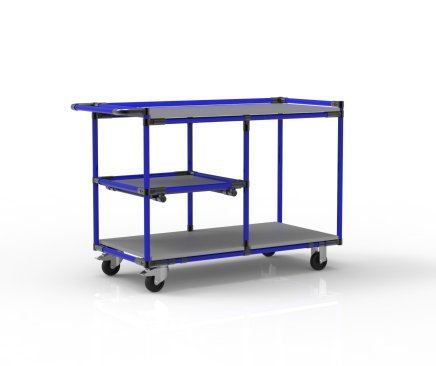 Workshop trolley made of pipe system made to measure 25010830 - 3