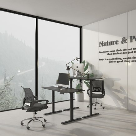 Height-adjustable office desk  FQ2_BB - 3