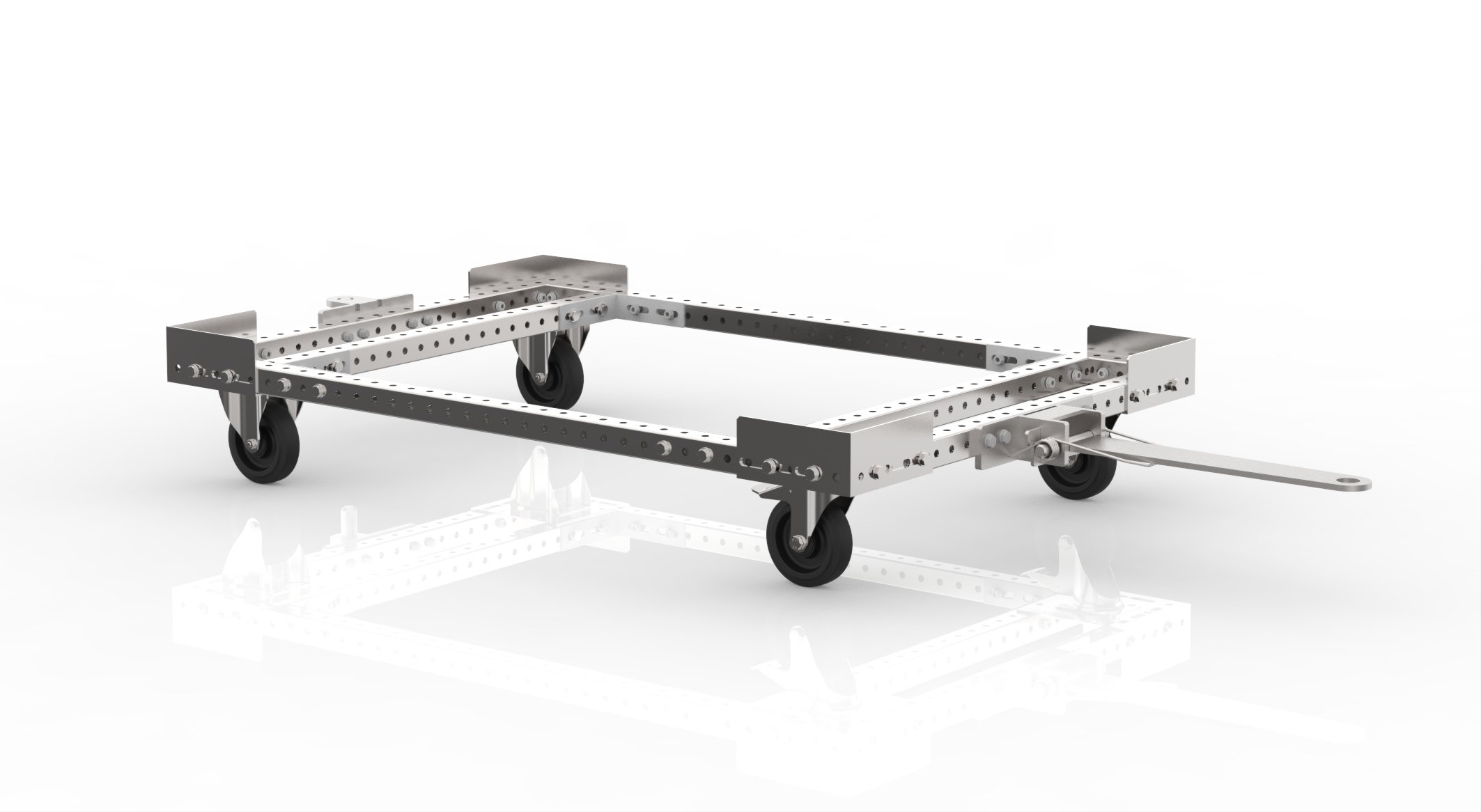 Chassis For EURO Pallet With Drawbar 24021102 Enprag chassis-for-euro-pallet-with-drawbar-24021102-enprag